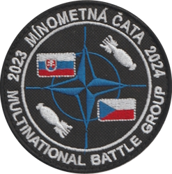 Mínometná čata CZ SK 2023/2024 Multinational Battle Group